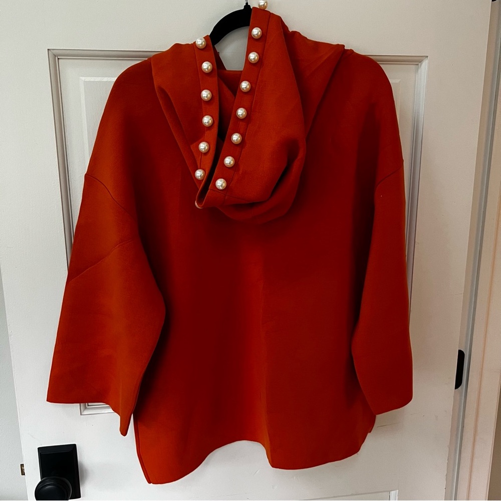 NWT Joh Apparel Texas Orange Francine French Scuba Pearl Hoodie Set - Large - Picture 9 of 16